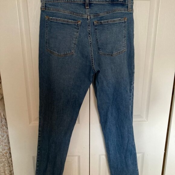 Abercrombie and Fitch Women’s Size 28 High Rise Jeans Denim Skinny Distressed - Picture 3 of 3